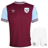 West Ham United 24/25 Kid's Home Shirt and Shorts