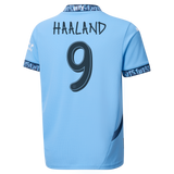 HAALAND #9 Manchester City 24/25 Kid's Home Shirt and Shorts - Man City Font