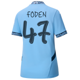 FODEN #47 Manchester City 24/25 Women's Home Shirt - Man City Font