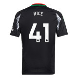 RICE #41 Arsenal 24/25 Kid's Away Shirt and Shorts - PL Font