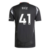RICE #41 Arsenal 24/25 Authentic Men's Away Shirt - PL Font