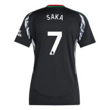 SAKA #7 Arsenal 24/25 Women's Away Shirt - PL Font