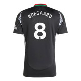 ØDEGAARD #8 Arsenal 24/25 Stadium Men's Away Shirt - PL Font