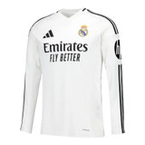 VINI JR #7 Real Madrid 24/25 Men's Home Long Sleeve Shirt