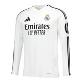 MBAPPÉ #9 Real Madrid 24/25 Men's Home Long Sleeve Shirt