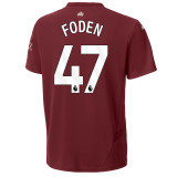 FODEN #47 Manchester City 24/25 Kid's Third Shirt and Shorts - PL Font