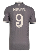 MBAPPÉ #9 Real Madrid 24/25 Authentic Men's Third Shirt