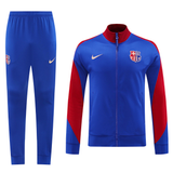 Barcelona 24/25 Men's Blue Long Zip Jacket