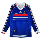 France 1998 Men's Home Retro Long Sleeve Shirt