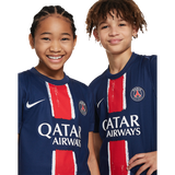 CHAMPIONS OF EUROPE #25 Paris Saint-Germain 24/25 Kid's Home Shirt and Shorts