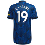 R.VARANE #19 Men's 21/22 Authentic Manchester United Third Shirt