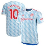 RASHFORD #10 Men's 21/22 Authentic Manchester United Away Shirt