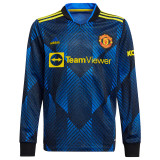 B.FERNANDES #18 Men's 21/22 Long Sleeve Stadium Manchester United Third Shirt