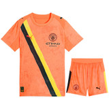 Manchester City KidSuper 25/26 Kid's Home Goalkeeper Mini-Kit