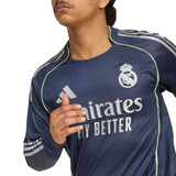 Real Madrid 25/26 Authentic Men's Away Long Sleeve Shirt