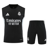 Real Madrid 25/26 Men's Black Training Tank Top