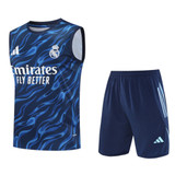 Real Madrid 25/26 Men's Blue Training Tank Top
