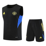Manchester United 25/26 Men's Black Training Tank Top