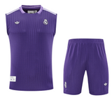Real Madrid 25/26 Men's Purple Terrace Icon Tank Top