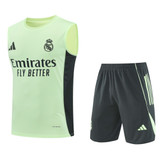 Real Madrid 25/26 Men's Lime Green Training Tank Top