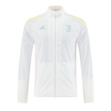 Juventus 25/26 Men's White Long Zip Windbreaker