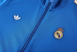Real Madrid 25/26 Men's Blue Long Zip Jacket