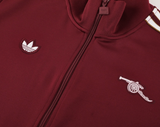 Arsenal 25/26 Men's Maroon Long Zip Jacket