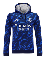 Real Madrid 25/26 Men's Blue Pre-Match Hoodie Tracksuit