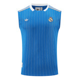 Real Madrid 25/26 Men's Blue Terrace Icon Tank Top