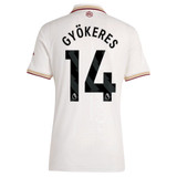 GYÖKERES #14 Arsenal 25/26 Women's Third Shirt - PL Font