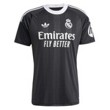 Real Madrid 25/26 Men's Black Goalkeeper Shirt