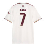 SAKA #7 Arsenal 25/26 Authentic Men's Third Shirt - Arsenal Font