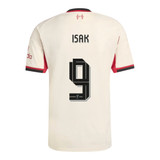 ISAK #9 Liverpool 25/26 Stadium Men's Away Shirt - Liverpool Font
