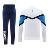 SSC Napoli 25/26 Men's White Long Zip Jacket