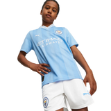 Manchester City 23/24 Kid's Home Shirt and Shorts