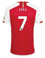 SAKA #7 Arsenal 23/24 Stadium Men's Home Shirt - PL Font