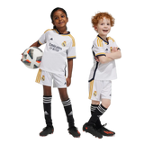 Real Madrid 23/24 Kid's Home Shirt and Shorts