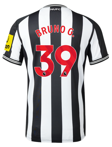 BRUNO G. #39 Newcastle United 23/24 Stadium Men's Home Shirt - PL Font