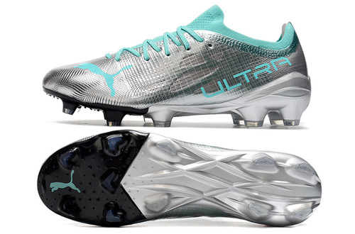 Puma Ultra 1.3 FG/AG - Silver/Turquoise