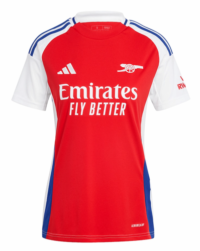 ØDEGAARD #8 Arsenal 24/25 Women's Home Shirt - Arsenal Font