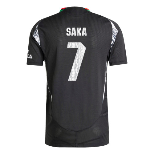 SAKA #7 Arsenal 24/25 Authentic Men's Away Shirt - Arsenal Font