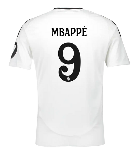 MBAPPÉ #9 Real Madrid 24/25 Stadium Men's Home Shirt