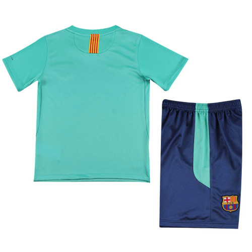 Barcelona 10/11 Kid's Away Retro Mini-Kit