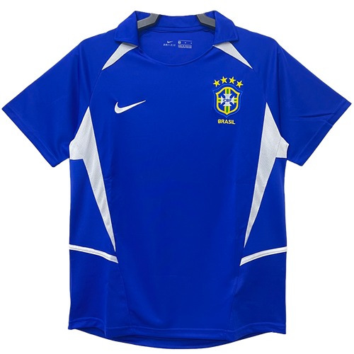 Brazil 2002 Men's Away Retro Shirt