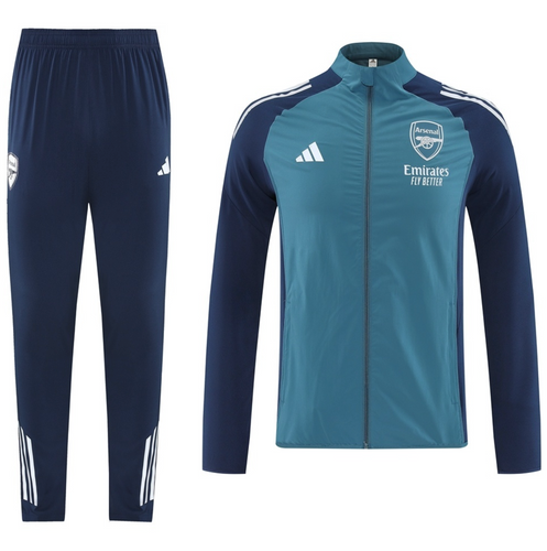 Arsenal 25/26 Men's Navy Long Zip Windbreaker