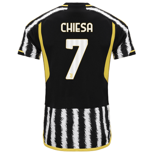 CHIESA #7 Juventus 23/24 Authentic Men's Home Shirt