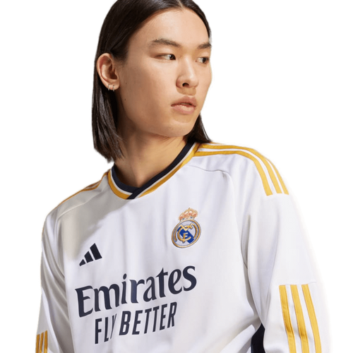 Real Madrid 23/24 Men's Home Long Sleeve Shirt
