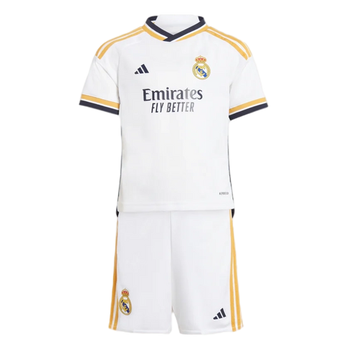 Real Madrid 23/24 Kid's Home Shirt and Shorts