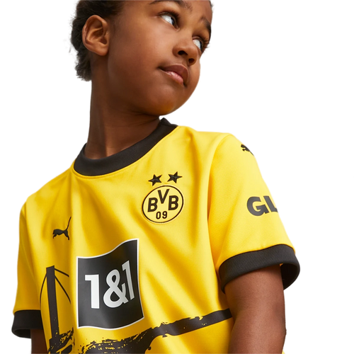 Borussia Dortmund 23/24 Kid's Home Shirt and Shorts