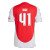 RICE #41 Arsenal 24/25 Authentic Men's Home Shirt - Arsenal Font